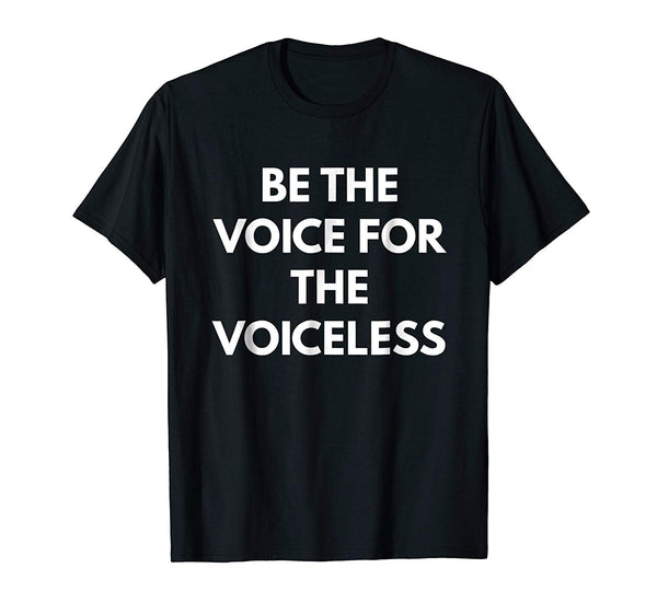 Great Be The Voice For The Voiceless Vegan Lifestyle  T-Shirt Black