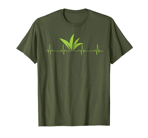 Cool Vegan Vegetarian Gift Idea Plant Based Life Tee  T-Shirt Olive