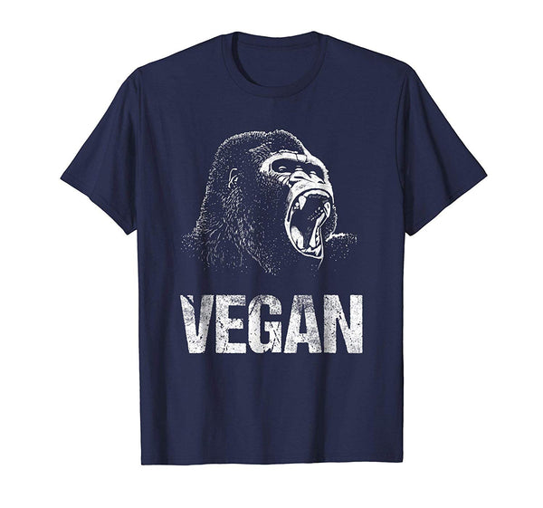 Hotest Vegan Cool Vegetarian Food Tee  T-Shirt Navy