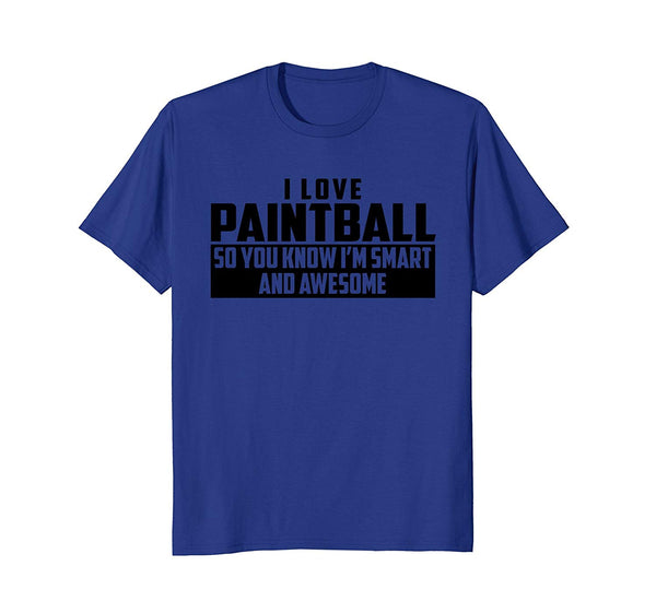 Cute The Official Smart And Awesome Paintball (black)  T-Shirt Royal Blue