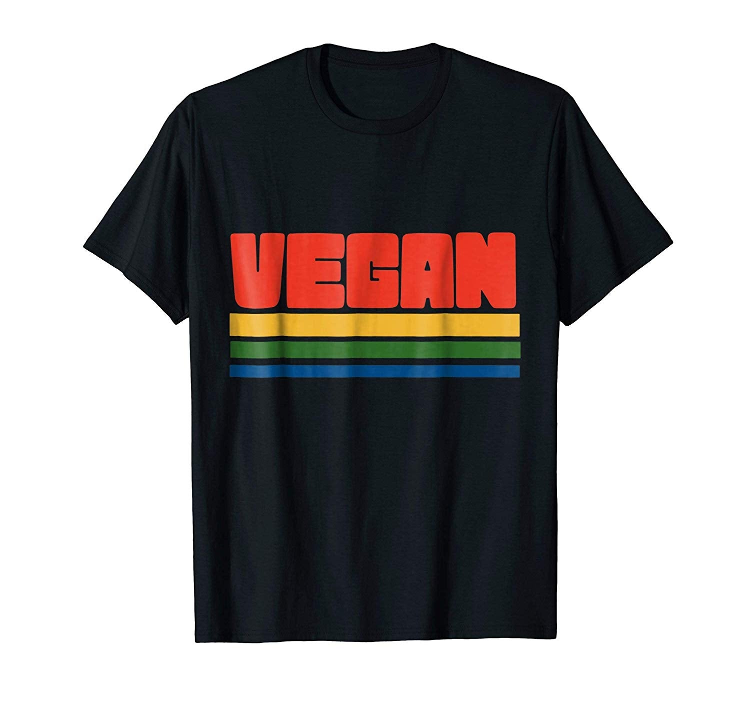 Hot Vegan Retro Style Veganism Proud Vegan Gift  T-Shirt Black