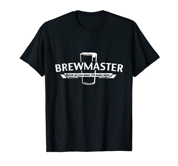 Wonderful Brewmaster Craft Beer Home Brewing Brewer Gift  T-Shirt Black