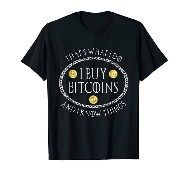 Funny Mens Bitcoin Parody Miner Trader Cryptocurrency Hodl  T-Shirt Black