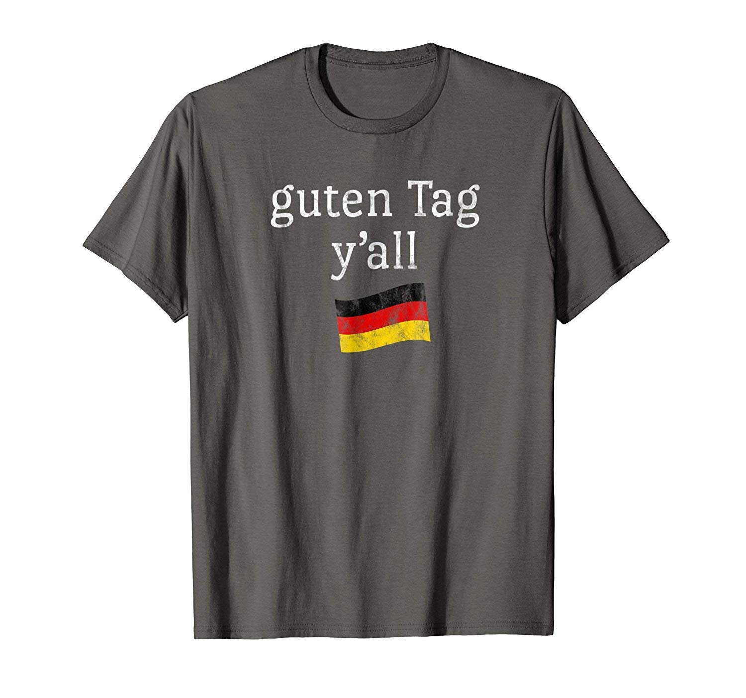 Hot Guten Tag Y'all Prost Bavaria Oktoberfest Yall  T-Shirt Asphalt