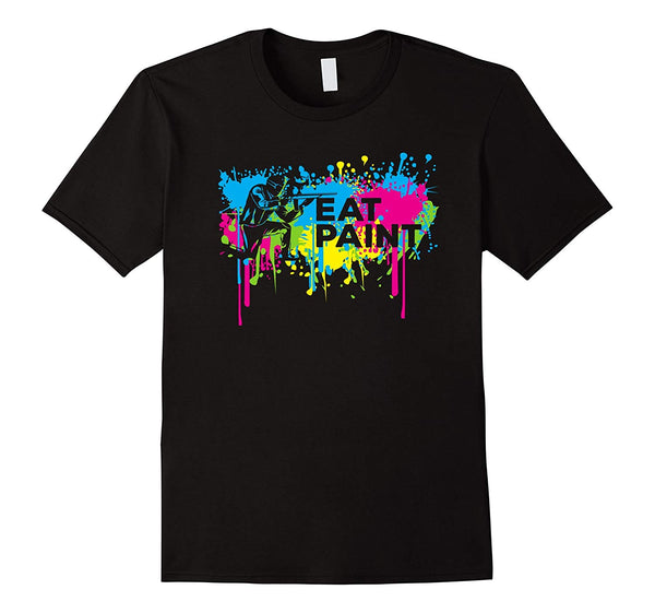 Cutest Funny Paintball Eat Paint  T-Shirt Black