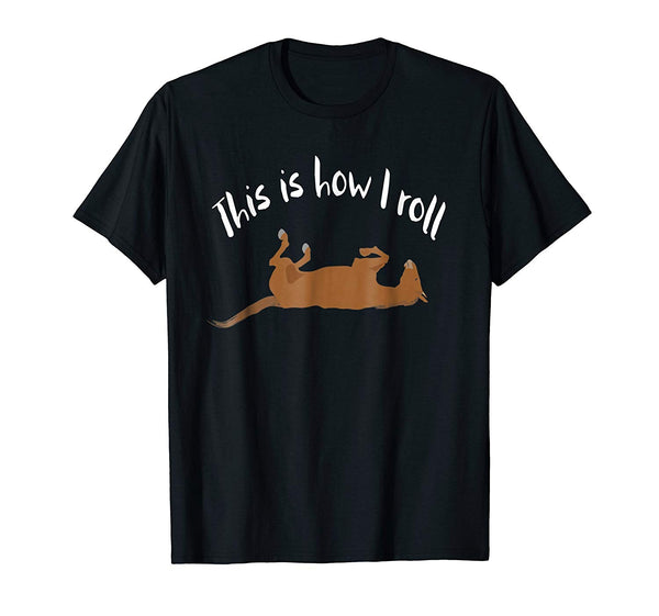 Great This Is How I Roll Horse  T-Shirt Black