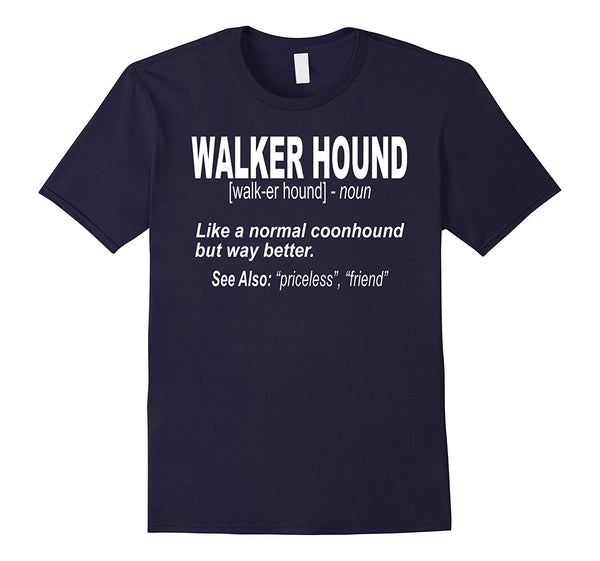 Adorable Walker Coonhound For Coon Hunters Who Like Walker Dogs  T-Shirt Navy