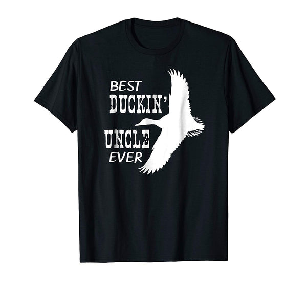 Beautiful Best Duckin' Uncle Ever Hunters Love Duck Funcle Tee  T-Shirt Black