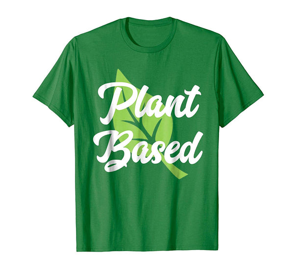 Cutest Plant Based Cute Vegan Vegetarian Leaf Gift  T-Shirt Kelly Green