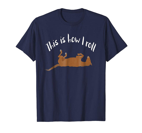 Great This Is How I Roll Horse  T-Shirt Navy