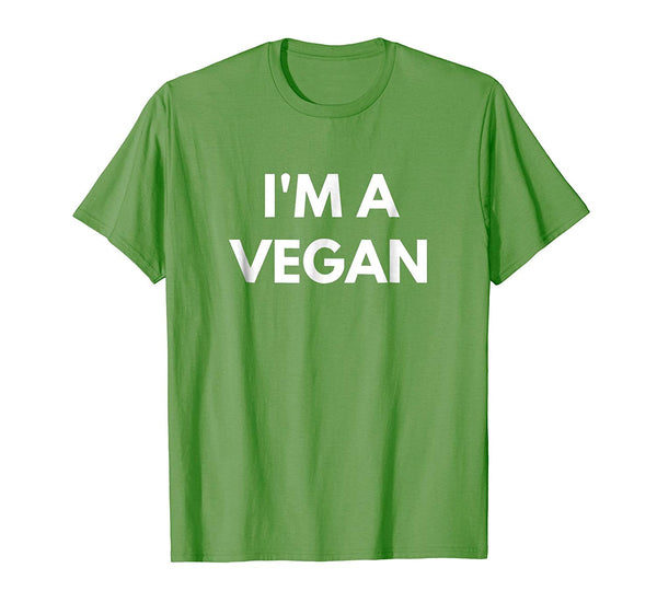 Hot I'm A Vegan  T-Shirt Grass