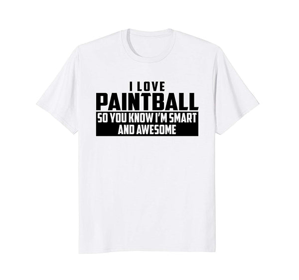 Cute The Official Smart And Awesome Paintball (black)  T-Shirt White