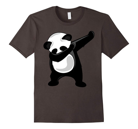 Adorable Dabbing Panda Giant Panda Bear Dab Dance  T-Shirt Asphalt