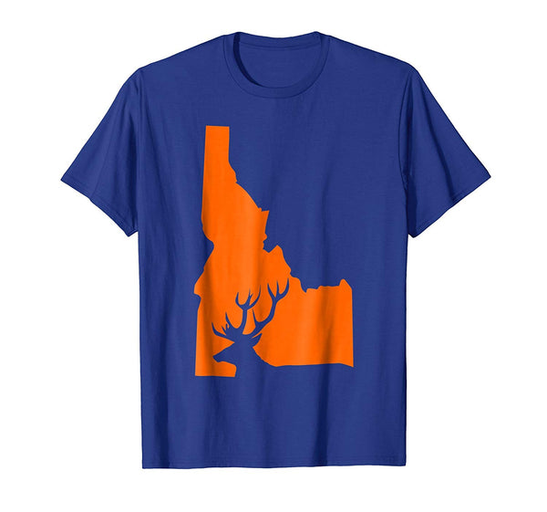 Cool Idaho Deer Hunt Hunting Hunter Apparel Clothing  T-Shirt Royal Blue