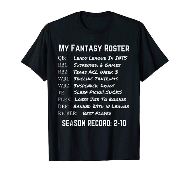 Adorable My Fantasy Football Team Sucks !  T-Shirt Black