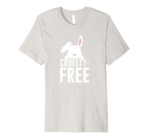 Beautiful Cruelty Free Graphic  T-Shirt Silver