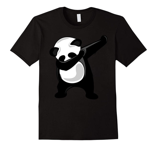 Adorable Dabbing Panda Giant Panda Bear Dab Dance  T-Shirt Black