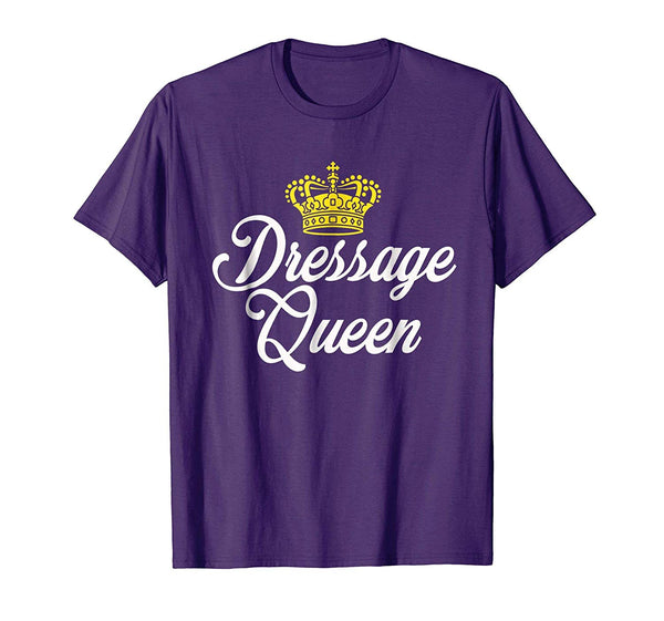 Wonderful Dressage Queen Equestrian For Horse Riders  T-Shirt Purple