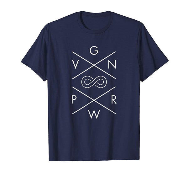 Adorable Vegan Power Forever Cool For Vegans  T-Shirt Navy