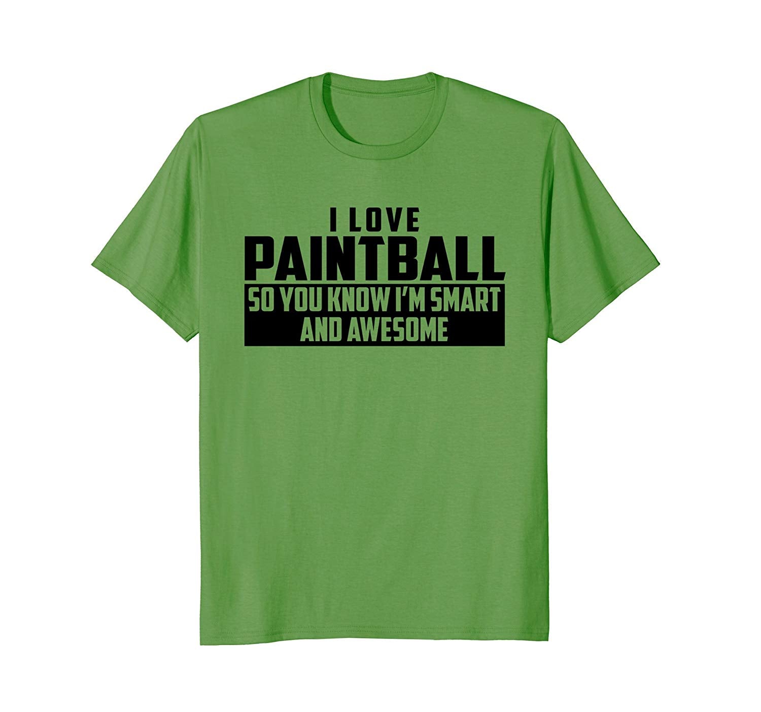 Cute The Official Smart And Awesome Paintball (black)  T-Shirt Grass