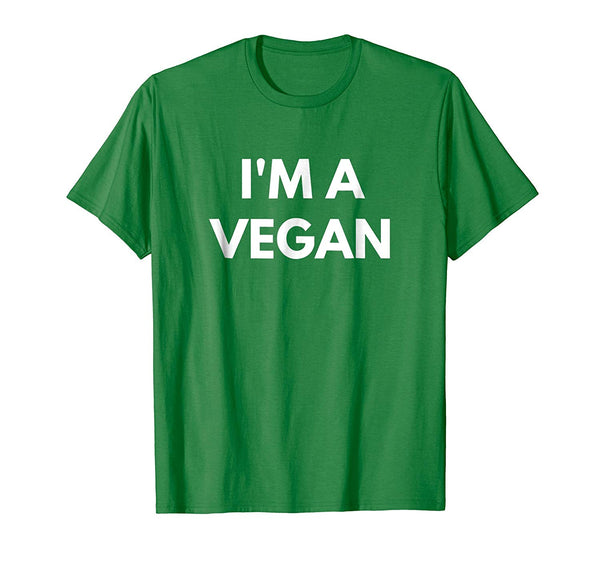 Hot I'm A Vegan  T-Shirt Kelly Green