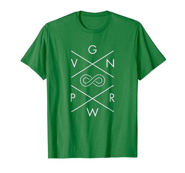 Adorable Vegan Power Forever Cool For Vegans  T-Shirt Kelly Green