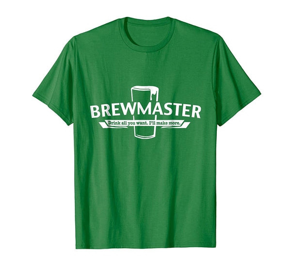 Wonderful Brewmaster Craft Beer Home Brewing Brewer Gift  T-Shirt Kelly Green