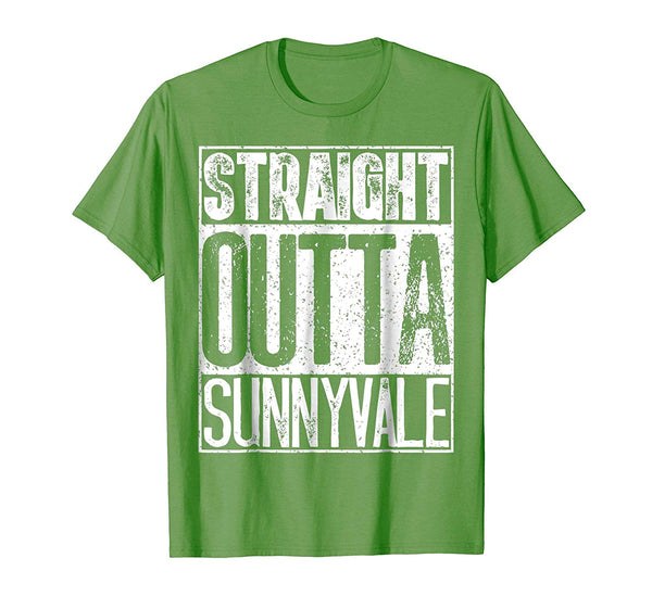 Beautiful Straight Outta Sunnyvale Trailer Park Camping Gift  T-Shirt Grass