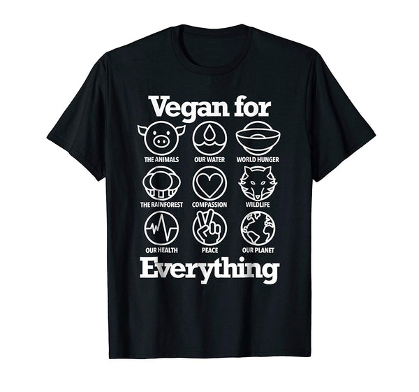 Cool Vegan For Everything Cool Vegan Gif  T-Shirt Black