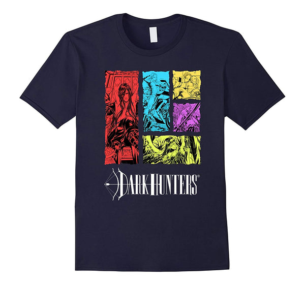 Cute Dark Hunters Official  T-Shirt Navy