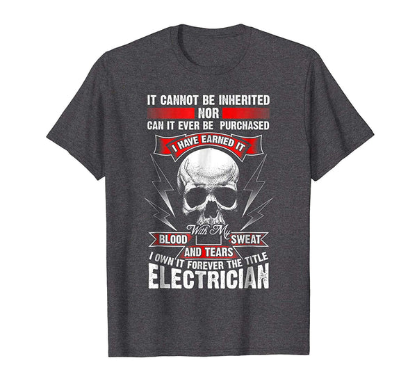 Wonderful Vintage Electrician Gift Funny Profession Pride Tee  T-Shirt Dark Heather