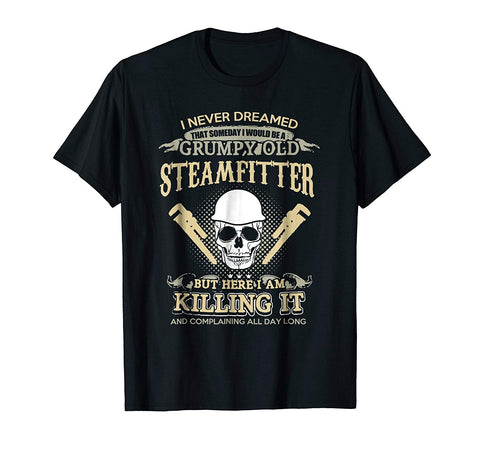 Hotest Steamfitter  T-Shirt Black