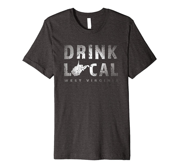 Hotest Drink Local West Virginia Craft Beer Wv Tee  T-Shirt Dark Heather