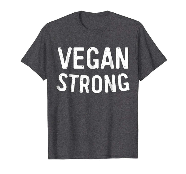 Cutest Vegan Strong Vegetarian Gif  T-Shirt Dark Heather