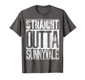 Beautiful Straight Outta Sunnyvale Trailer Park Camping Gift  T-Shirt Asphalt