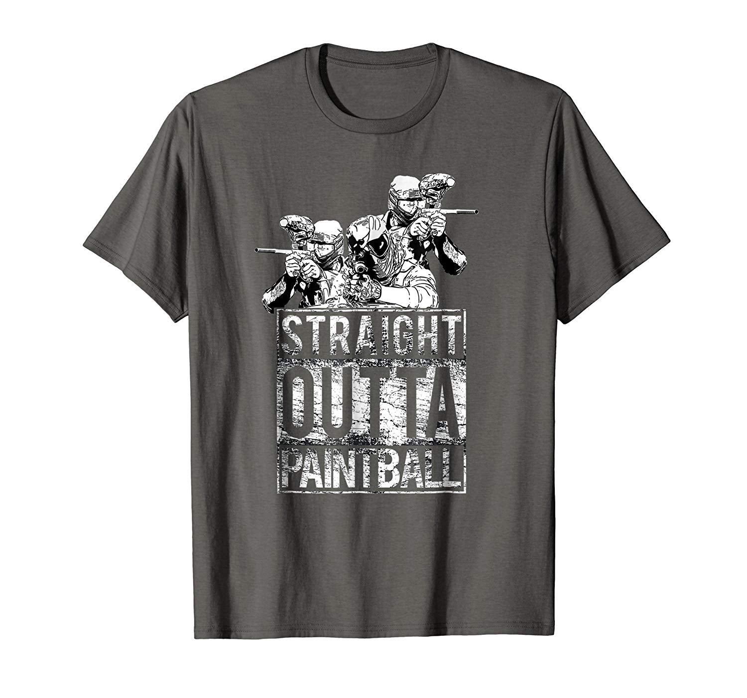 Cute Straight Outta Paintball  T-Shirt Asphalt