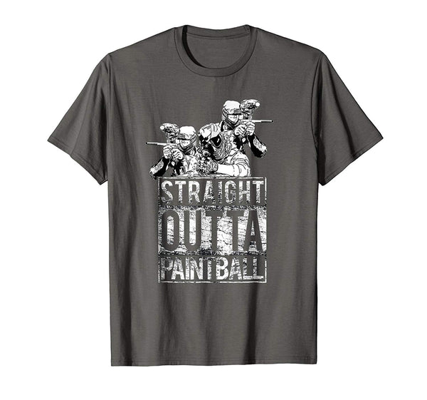 Cute Straight Outta Paintball  T-Shirt Asphalt