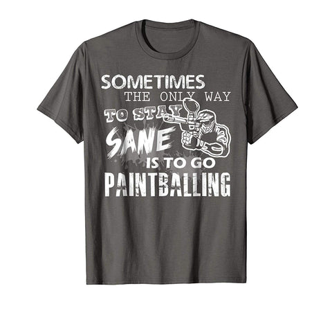 Great Paintball Go Paintballing  T-Shirt Asphalt