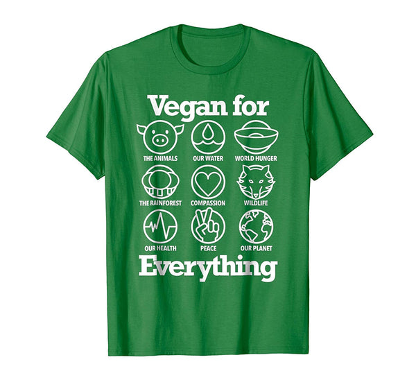 Cool Vegan For Everything Cool Vegan Gif  T-Shirt Kelly Green