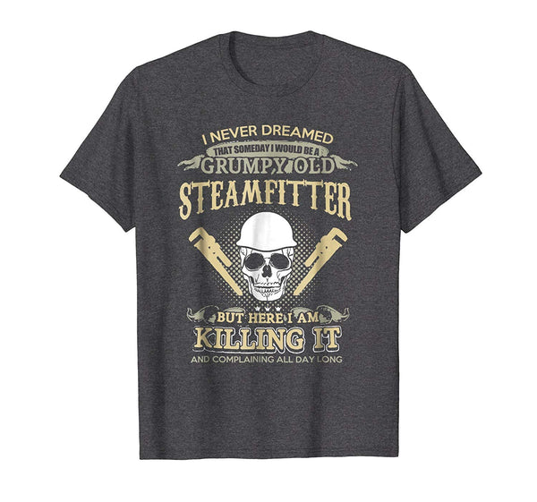 Hotest Steamfitter  T-Shirt Dark Heather