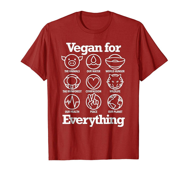 Cool Vegan For Everything Cool Vegan Gif  T-Shirt Cranberry