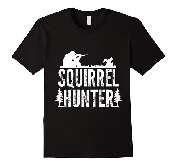 Cool Squirrel Hunter Target Practice Hunting  T-Shirt Black