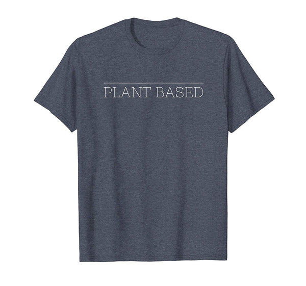 Cutest Plant Based Vegan S Vegetarian For Vegan People  T-Shirt Heather Blue