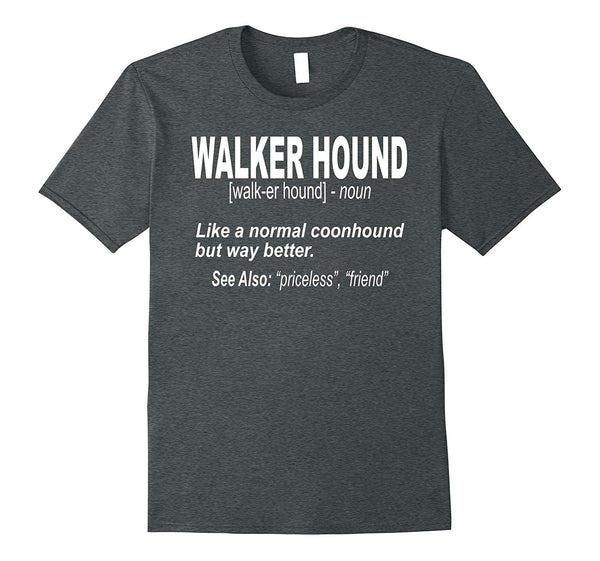 Adorable Walker Coonhound For Coon Hunters Who Like Walker Dogs  T-Shirt Dark Heather