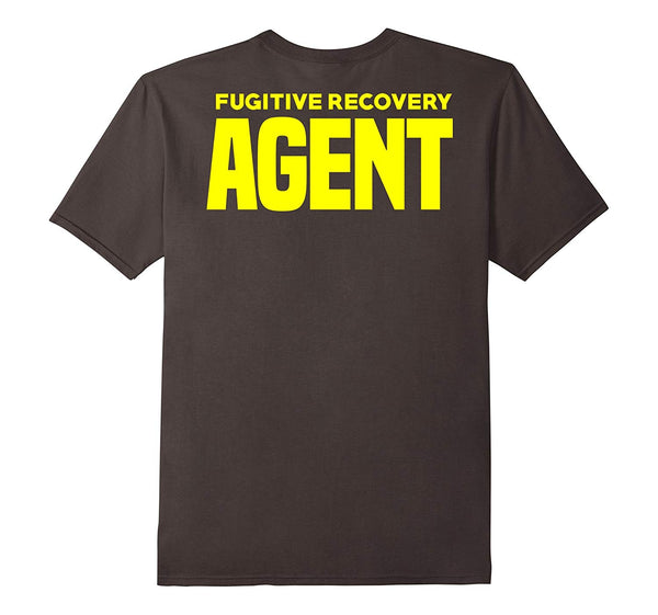 Hot Bounty Hunter For Fugitive Recovery Agents Leo  T-Shirt Asphalt