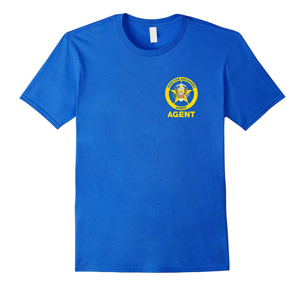 Funny Bounty Hunter For Fugitive Recovery Agents Leo  T-Shirt Royal Blue