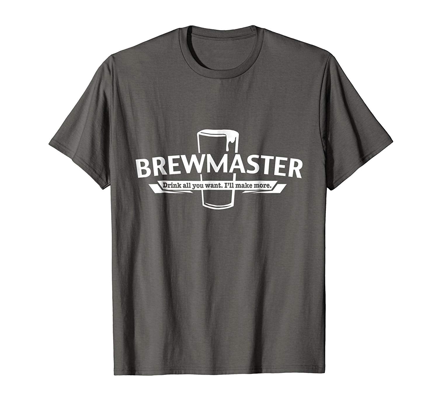 Wonderful Brewmaster Craft Beer Home Brewing Brewer Gift  T-Shirt Asphalt