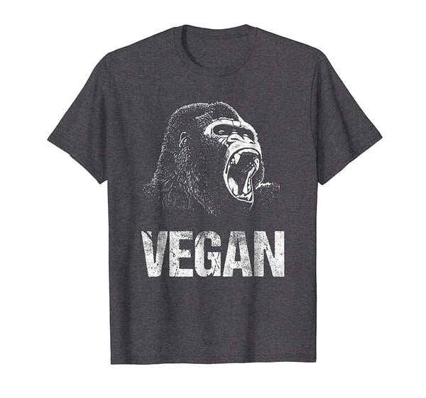 Hotest Vegan Cool Vegetarian Food Tee  T-Shirt Dark Heather