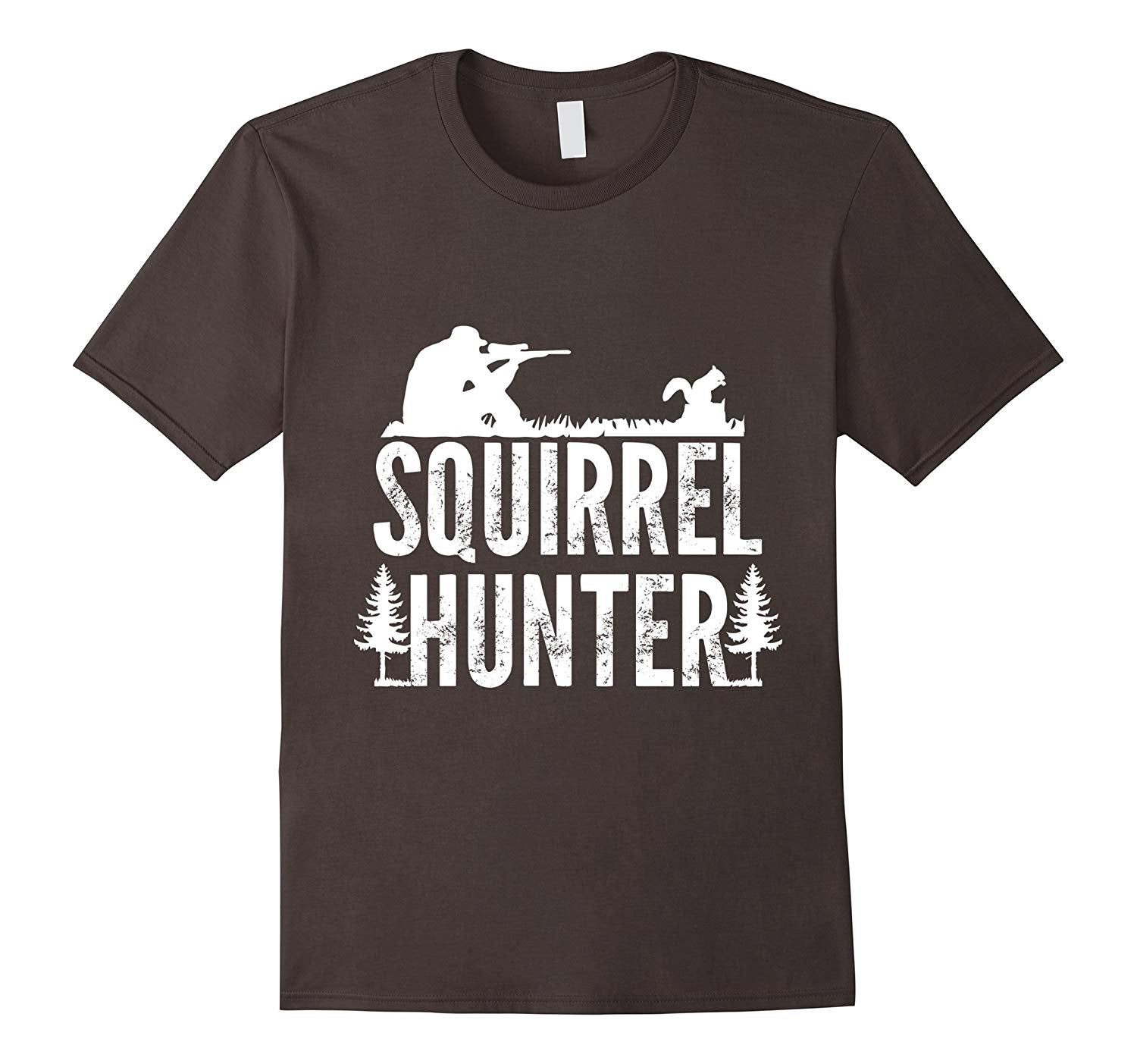 Cool Squirrel Hunter Target Practice Hunting  T-Shirt Asphalt