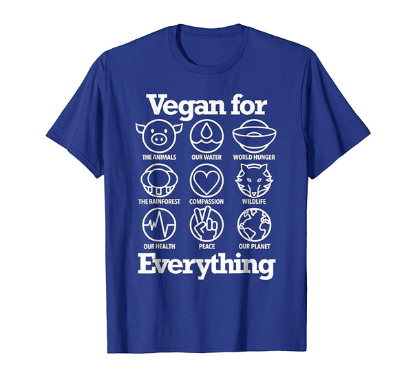 Cool Vegan For Everything Cool Vegan Gif  T-Shirt Royal Blue